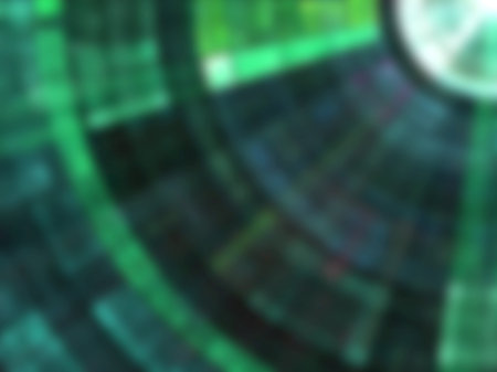 Composition of abstract radial grid and lights as a concept metaphor for technology, science and entertainmentの写真素材