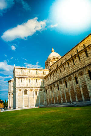 Detail of the Cathedral in Pisa, Italyの写真素材