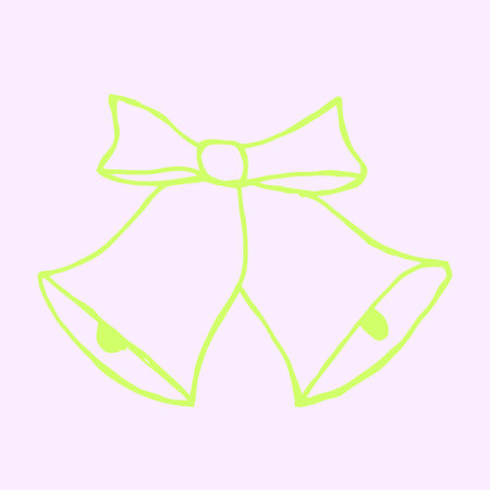 Christmas decoration, hand-drawn with penのイラスト素材