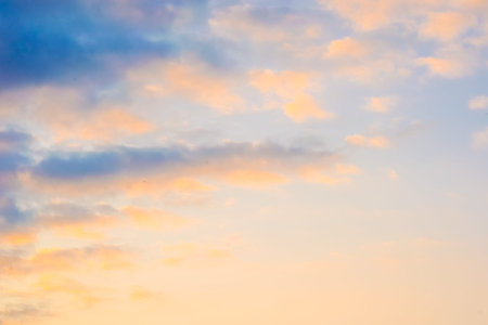 Beautiful colorful sky at sunset