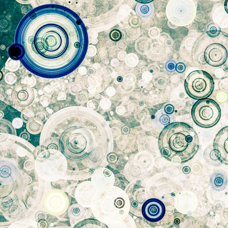 Abstract background with colorful discs