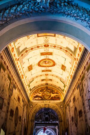 Vatican Museums. The Museums display immense collection of artworks built up by the Roman Catholic Church.のeditorial素材