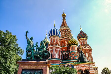 St. Basil (Cathedral of the Protection of the Virgin on the Ditch) Moscowの写真素材