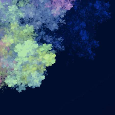 Abstract texture for colorful banner design. Multicolored ink splashes in vector format.のイラスト素材