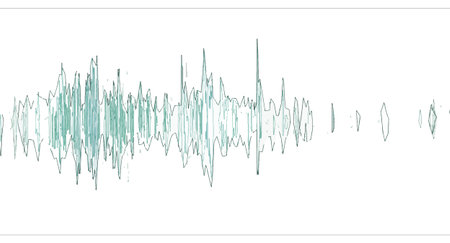 Colorful waveform, vintage abstract background