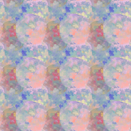 Seamless pattern with floral palette. Bright and colorful background for textile prints, web usage and wrapping paper.のイラスト素材