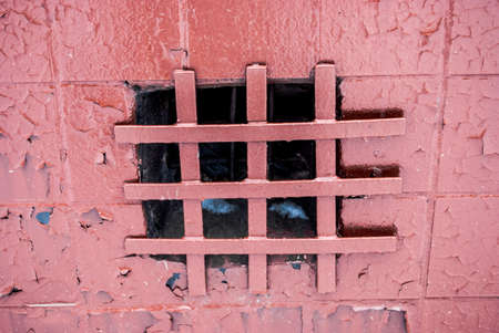 square lattice, earth tone background with may texturesの写真素材