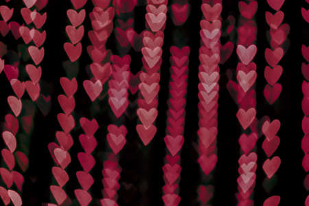 hearts, colorful background, out of focusの写真素材