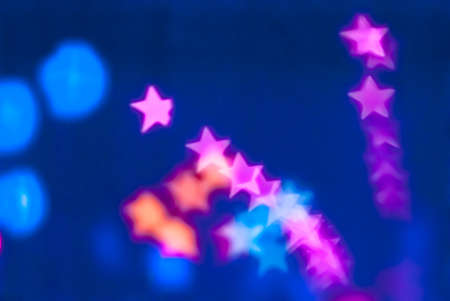 stars, colorful background, out of focusの写真素材
