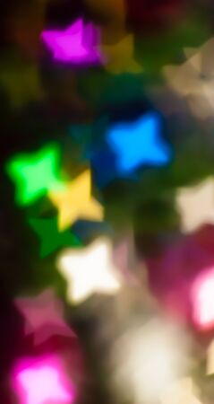 stars, colorful background, out of focusの写真素材