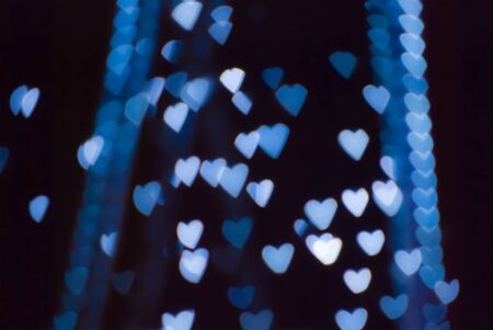 hearts, colorful background, out of focusの写真素材