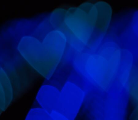 hearts, colorful background, out of focusの写真素材