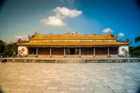 Beautiful site of Citadel in Hue, Vietnam. のeditorial素材