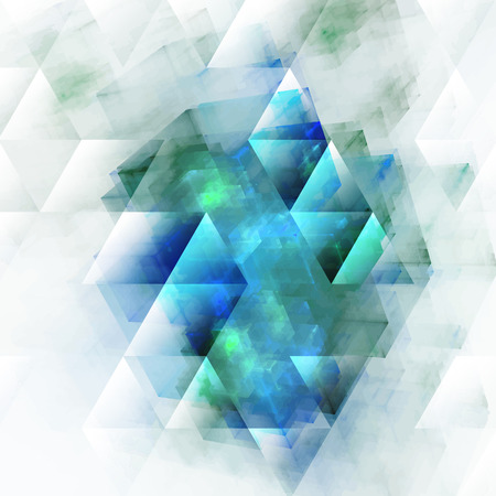 Abstracts background with transparent rectangular shapes as conceptual metaphor for modern technology, science and business.のイラスト素材