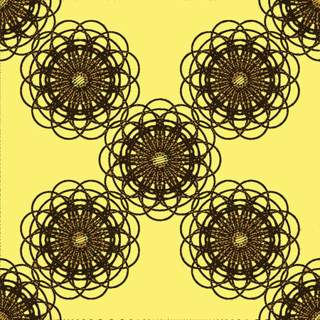 Symmetrical engraved ornamentの写真素材