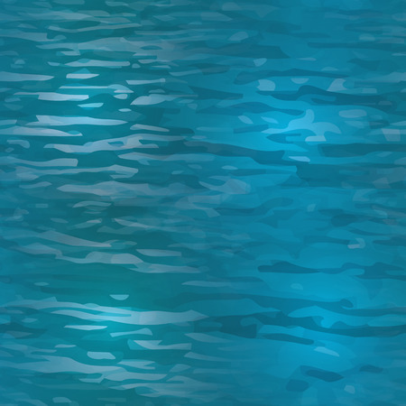 Vector realistic water texture. Seamless pattern to use as a background for websites or other media. Seamless tile to make endless water surface texture.のイラスト素材