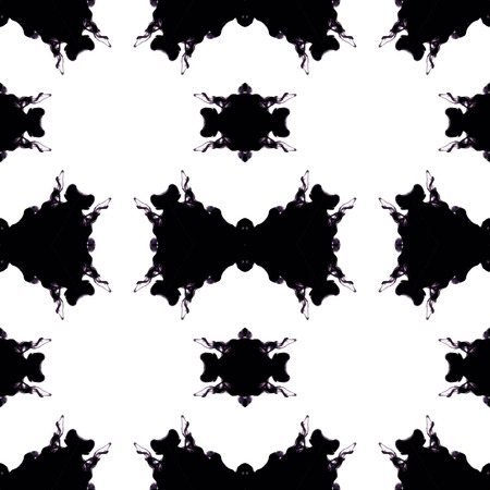 Abstract kaleidoscopic pattern. Seamless tiles with symmetrical pattern. Colorful background template for different design uses.のイラスト素材