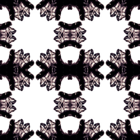 Abstract kaleidoscopic pattern. Seamless tiles with symmetrical pattern. Colorful background...