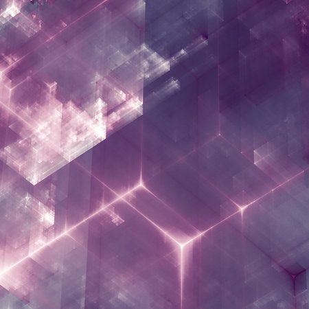 Abstracts background with transparent rectangular shapes as conceptual metaphor for modern...