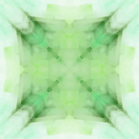 Abstract kaleidoscopic pattern. Seamless tiles with symmetrical pattern. Colorful background template for different design uses.のイラスト素材