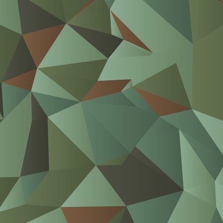 Triangles with shades and colors arranged in colorful pattern. Geometrical pattern with vintage colors. Abstract background with 3d design elements. Material design texture for backgrounds and gui.のイラスト素材