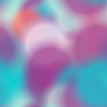 Seamless pattern with colorful blurred circles.  Background tile for winter holidays. Abstract texture template.のイラスト素材