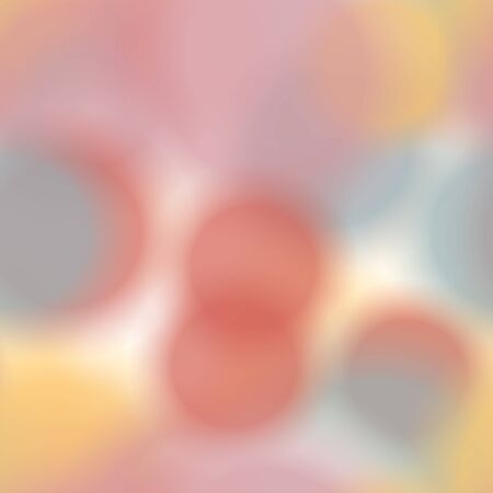 Seamless pattern with colorful blurred circles.  Background tile for winter holidays. Abstract texture template.のイラスト素材