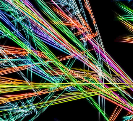 Colorful background with gradients and abstract wave patterns