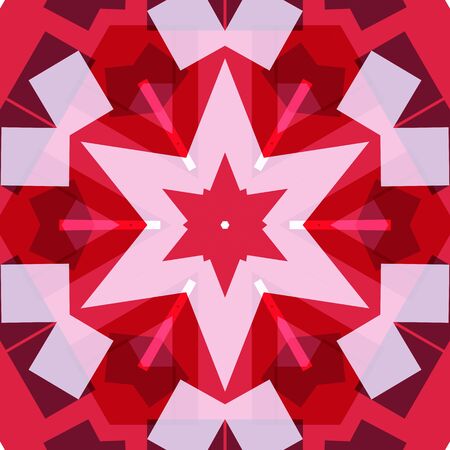 Vector seamless pattern background, geometrical shapes and multiple color. Illustration with high contrast. Kaleidoscope backdrop. Modern banner design template, vector illustration.のイラスト素材