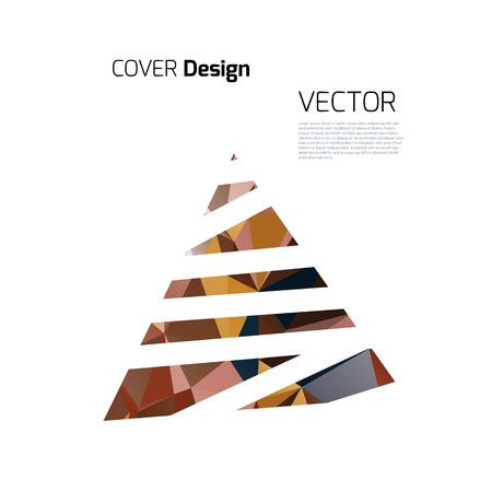 Stylish colorful background with colorful triangles and line. Abstract background texture with geometrical shapes. Abstract background for apps, presentations or corporate use.のイラスト素材