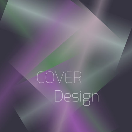 Abstract background for booklet with glowing colorful geometric shapes. Geometrical pattern for covers, banners, booklets and other design uses. For web or printed media.のイラスト素材
