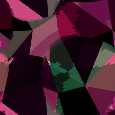 Seamless pattern. Abstract background with triangles and colorful geometric shapes. Texture pattern for covers, banners, booklets, etc. For web or printed media.のイラスト素材