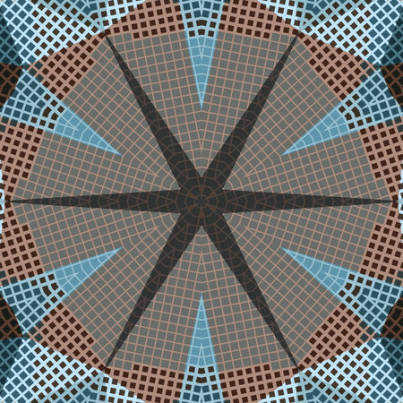 Flat ethnic seamless pattern. Colorful geometrical ornament tiles. For different design uses, as...