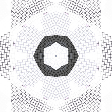 Flat ethnic seamless pattern. Colorful geometrical ornament tiles. For different design uses, as wallpaper, pattern fills, web page background, surface texturesm for print and dalle production.のイラスト素材