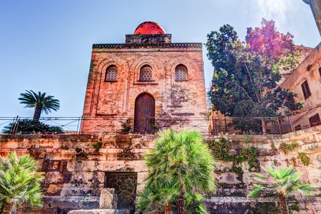 Chiesa San Cataldo in Piazza Bellini. Palermo, Sicily. Italy.の写真素材
