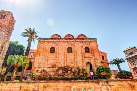 Chiesa San Cataldo in Piazza Bellini. Palermo, Sicily. Italy.の写真素材