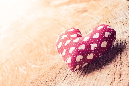 heart in basketの写真素材