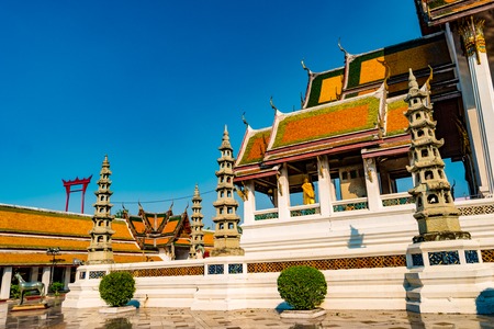 The Chapel of Wat Suthat.の写真素材