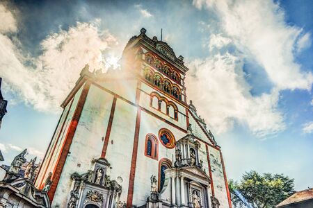 Famous St. Matthias Abbey or Benediktinerabtei St. Matthias in Trier,の写真素材