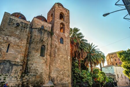 St. John of the Hermits church in Palermo. Sicily.の写真素材