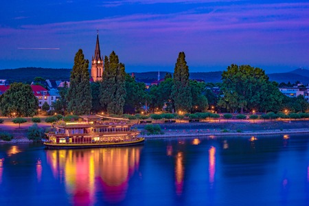 Skyline of Bonn, Germanyの写真素材