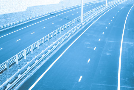 new road under bridge