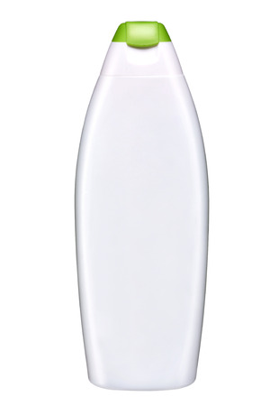 Plastic shampoo bottle の写真素材