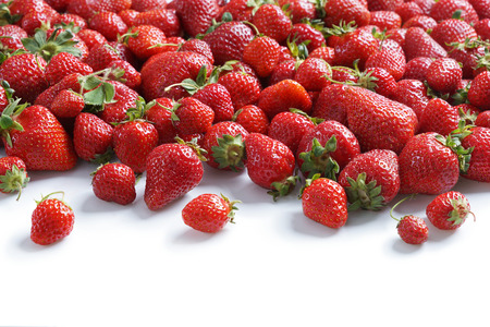 Big natural strawberries. Close up, high resolution product.の写真素材