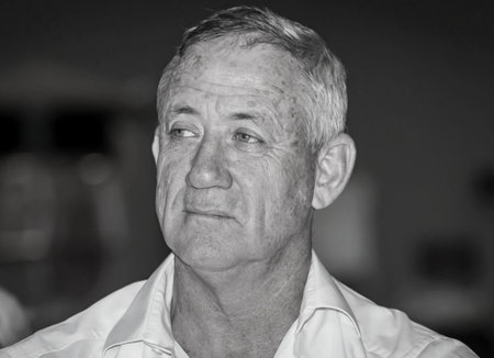 EILAT, ISRAEL. December 21, 2017. Benjamin Benny Gantz, Israeli politician and the 20th Chief of General Staff of the Israel Defense Forces.のeditorial素材