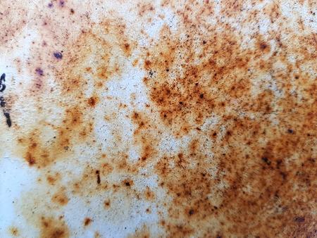 Very nice gradient background banner for text - unusual and beautiful rust texture.の写真素材