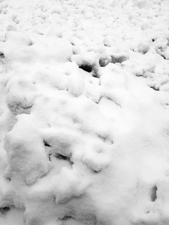 Beautiful gradient background banner for text - texture of uneven snow in winterの写真素材