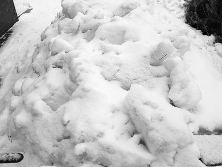 Beautiful gradient background banner for text - texture of uneven snow in winterの写真素材