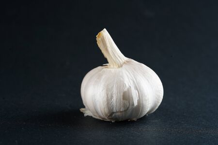 one head of garlicの写真素材