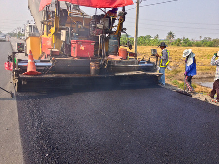 asphalt workのeditorial素材